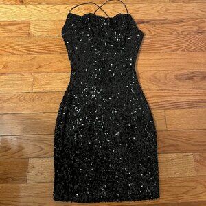 Black Sequin Dress Windsor